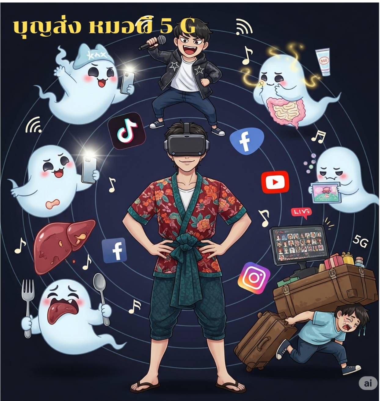บุญส่งหมอผี 5G