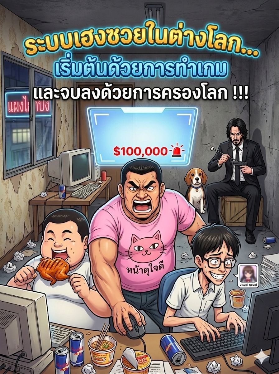 ระบบเฮงซวยในต่างโลก... เริ่มต้นด้วยการทำเกม และจบลงด้วยการครองโลก !!!