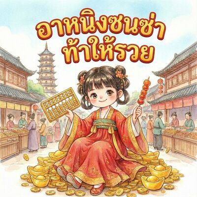อาหนิงซนซ่า ท้าให้รวย