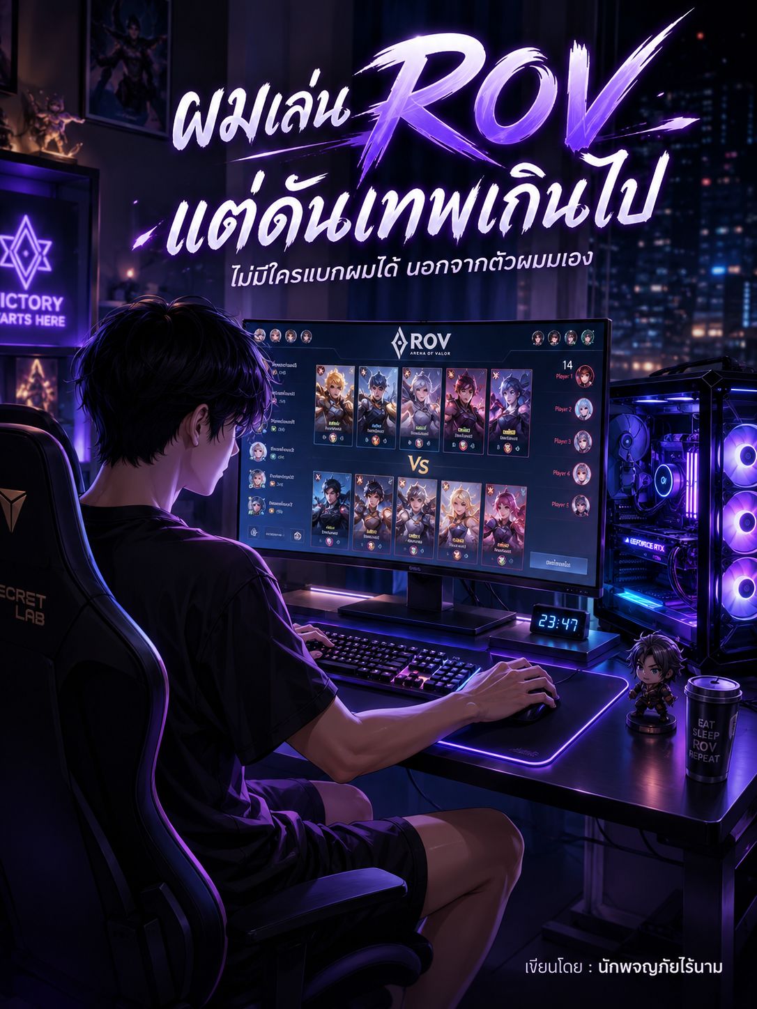 ผมเล่น ROV แต่ดันเทพเกินไป ไม่มีใครแบกผมได้ นอกจากตัวผมเอง