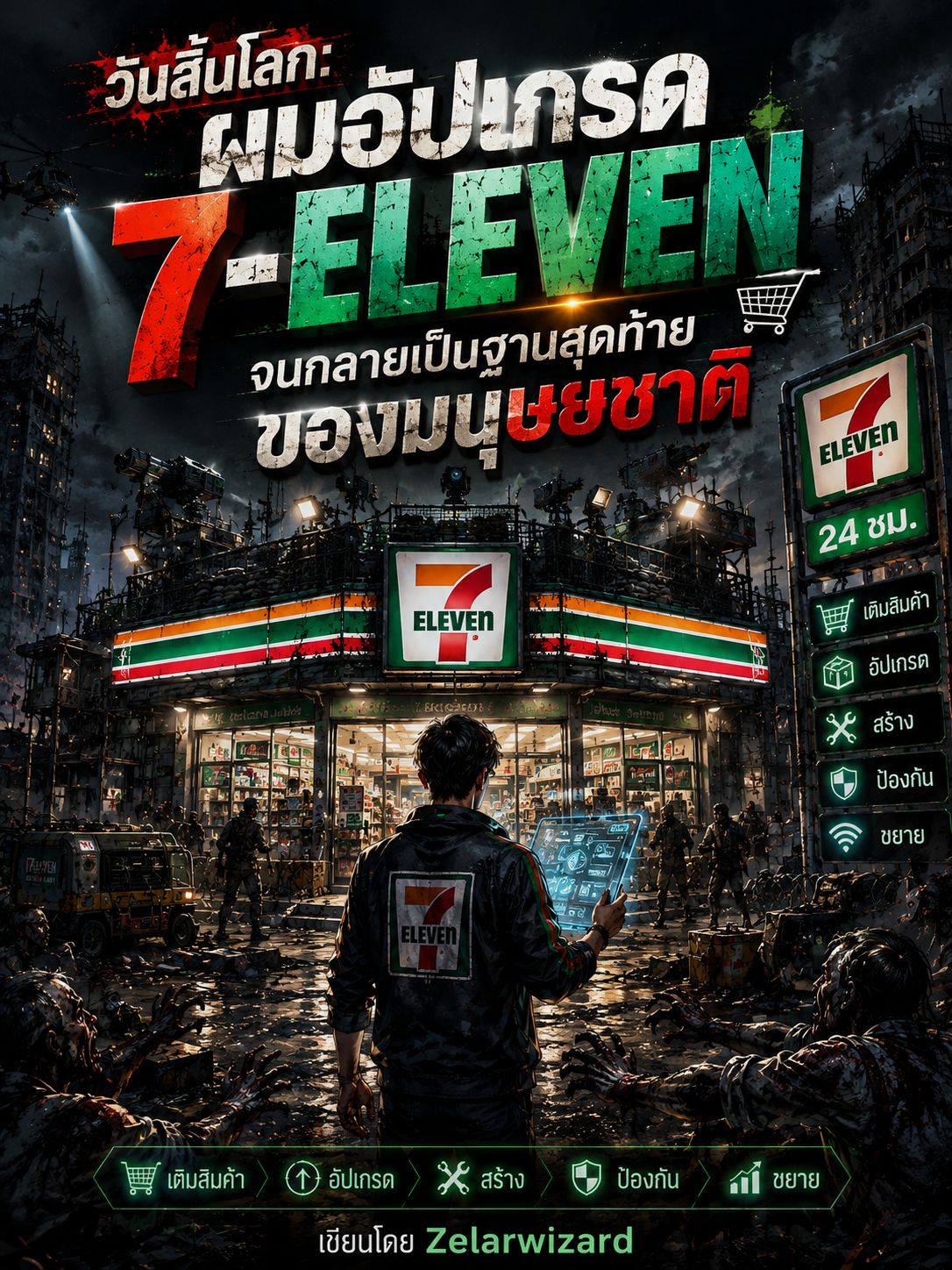 วันสิ้นโลก : ผมอัพเกรด 7-ELEVEN จนกลายเป็นฐานสุดท้าย ของมนุษยชาติ