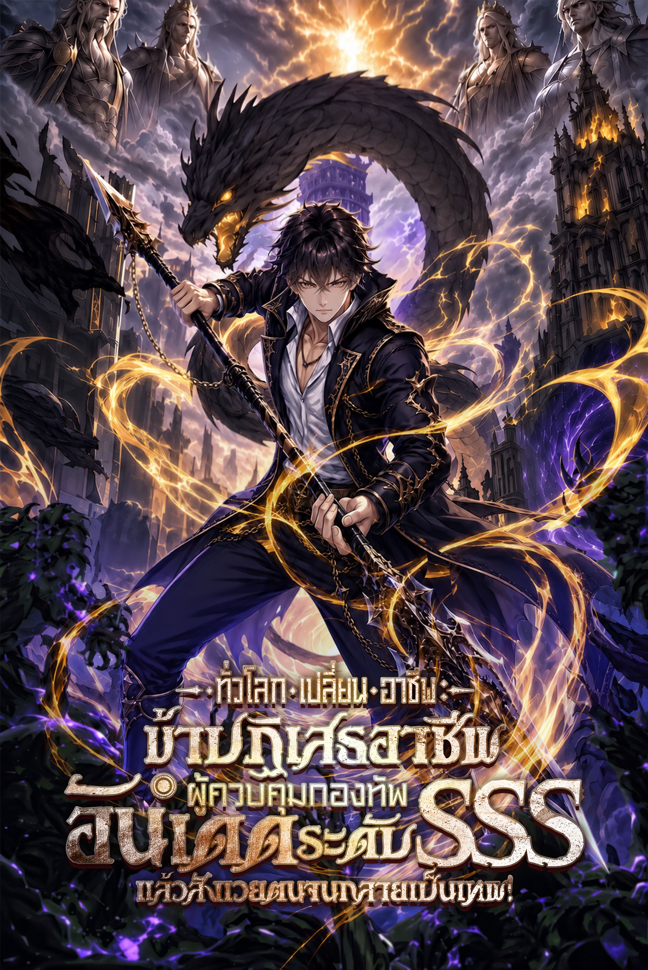 ทั่วโลกเปลี่ยนอาชีพ : ข้าปฏิเสธอาชีพผู้ควบคุมกองทัพอันเดดระดับ SSS แล้วสังเวยตนจนกลายเป็นเทพ!