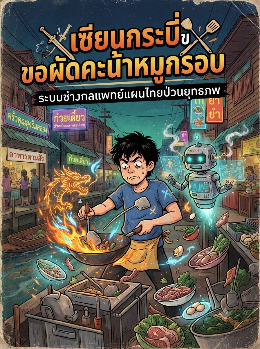เซียนกระบี่ขอผัดคะน้าหมูกรอบ: ระบบช่างกลแพทย์แผนไทยป่วนยุทธภพ
